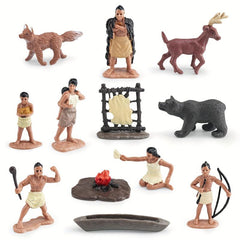 Simulation Indian Chief Powar Set Ornament