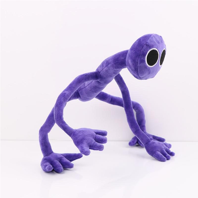 7in Purple Monster Plush Toy Soft Stuffed Animal for Kids Fans Birthday Gift