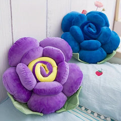 Polyester Floral Shaped Decorative Pillow All Season