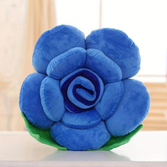 Polyester Floral Shaped Decorative Pillow All Season