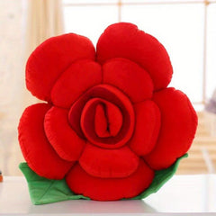 Polyester Floral Shaped Decorative Pillow All Season