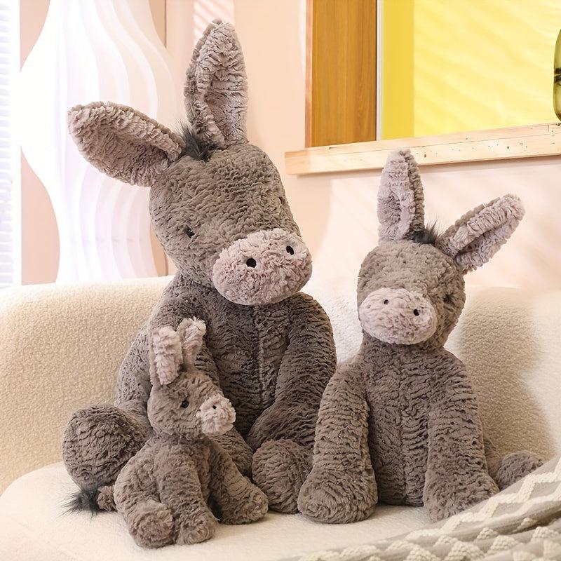 Little Fur Donkey Doll Plush Toy 9 1in 15 7in Gift Halloween