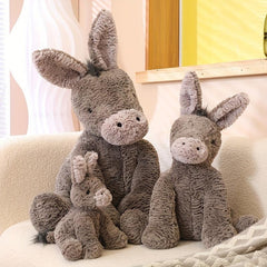 Little Fur Donkey Doll Plush Toy 9 1in 15 7in Gift Halloween