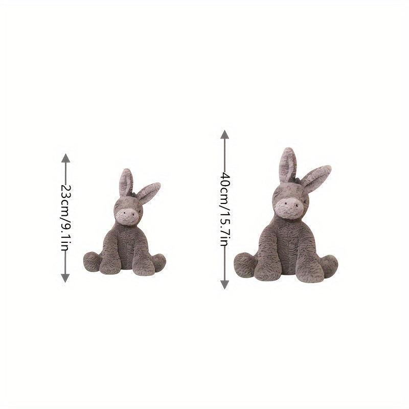 Little Fur Donkey Doll Plush Toy 9 1in 15 7in Gift Halloween