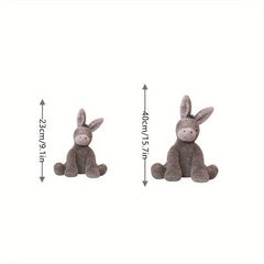 Little Fur Donkey Doll Plush Toy 9 1in 15 7in Gift Halloween