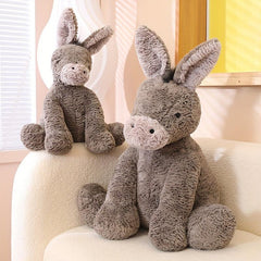 Little Fur Donkey Doll Plush Toy 9 1in 15 7in Gift Halloween