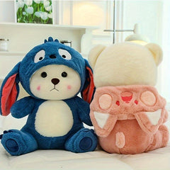 Adorable Transforming Bear Doll Plush Toy Gift