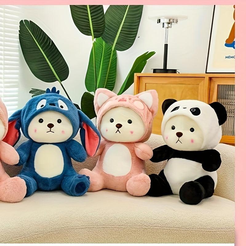 Adorable Transforming Bear Doll Plush Toy Gift