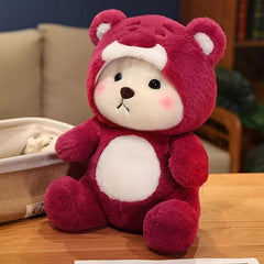 Adorable Transforming Bear Doll Plush Toy Gift