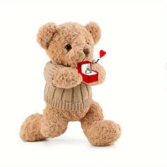 Brown Bear Stuffed Animal Plush Toy Gift For Birthday And Thanksgiving