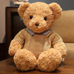 Brown Bear Stuffed Animal Plush Toy Gift For Birthday And Thanksgiving