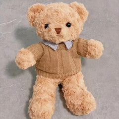 Brown Bear Stuffed Animal Plush Toy Gift For Birthday And Thanksgiving