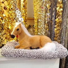 Furry Horse Car Ornament