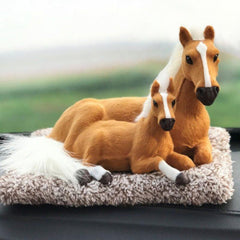 Furry Horse Car Ornament