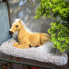 Furry Horse Car Ornament