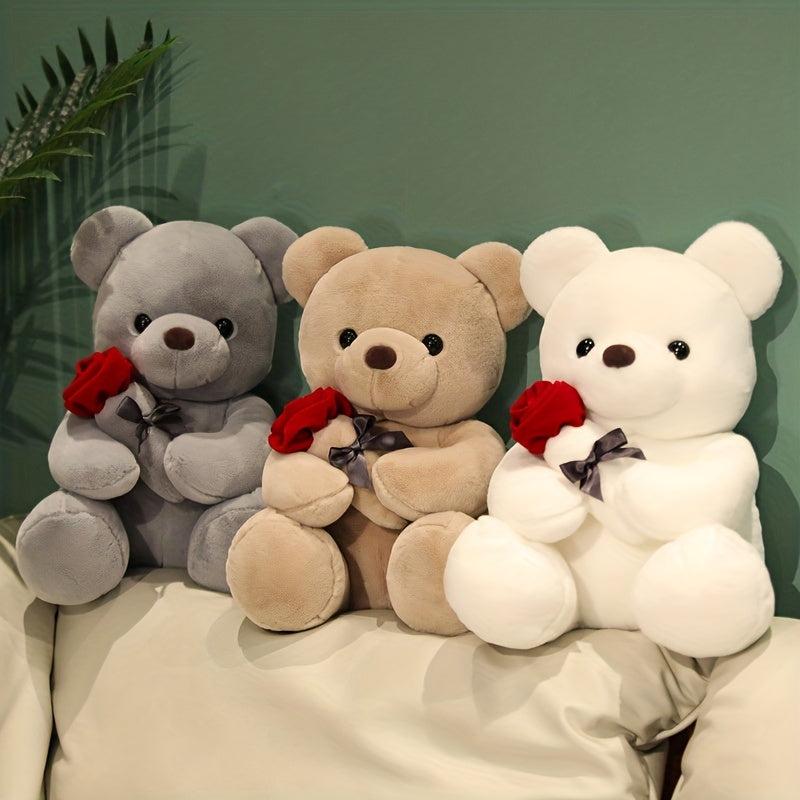 1pc Bear Plush Stuffed Animal Plush Toy Gift For Boys And Girls