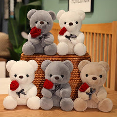 1pc Bear Plush Stuffed Animal Plush Toy Gift For Boys And Girls