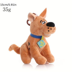 Brown Dog Plush Pendant Keychain Soft Cartoon Doll Toy Gift