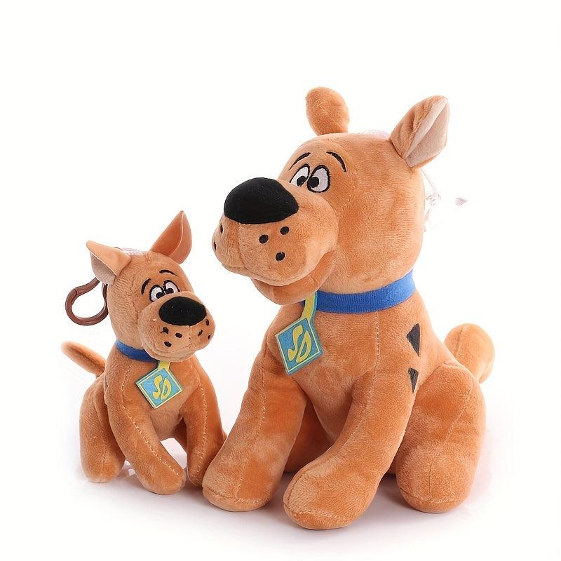 Brown Dog Plush Pendant Keychain Soft Cartoon Doll Toy Gift