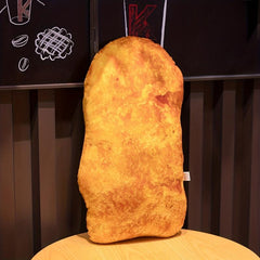 6in Chicken Nuggets Plush Pillow - Funny Big Chicken Block Pillow
