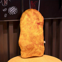 6in Chicken Nuggets Plush Pillow - Funny Big Chicken Block Pillow