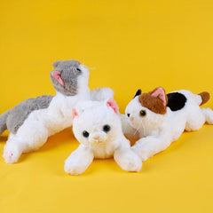 Cat Plush Toy Simulated Animals Doll Game Pillow Toys Gift For Kids