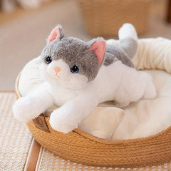Cat Plush Toy Simulated Animals Doll Game Pillow Toys Gift For Kids