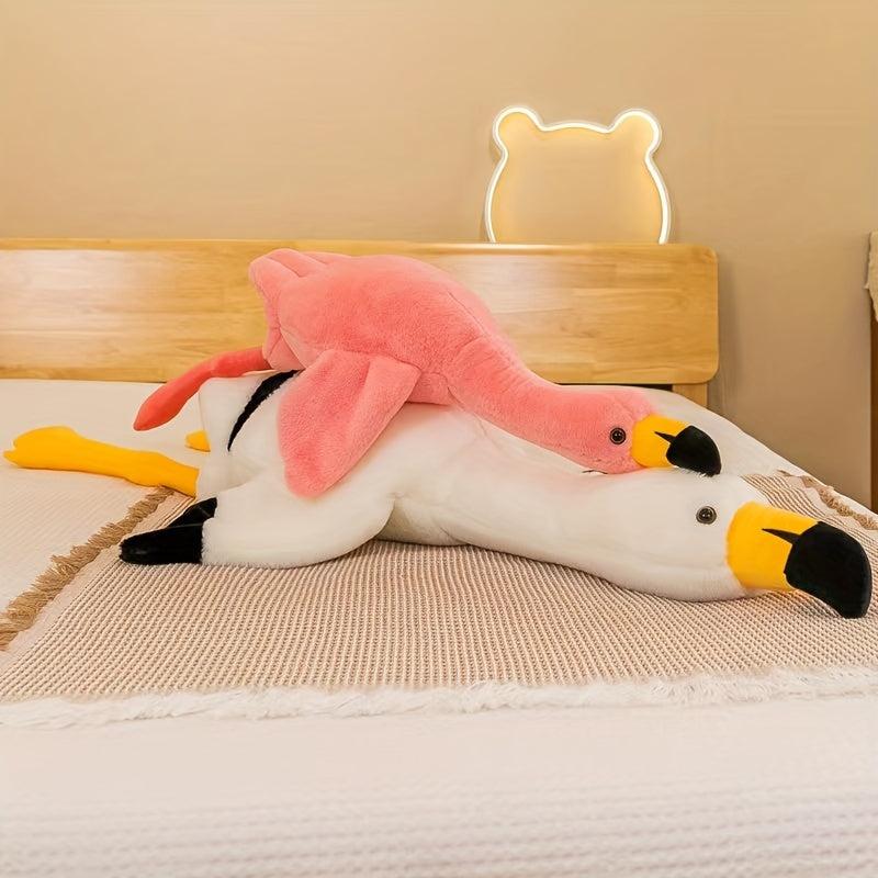 Flamingo Plush Toy 69 Pillow Soft Girly Heart Rag Doll