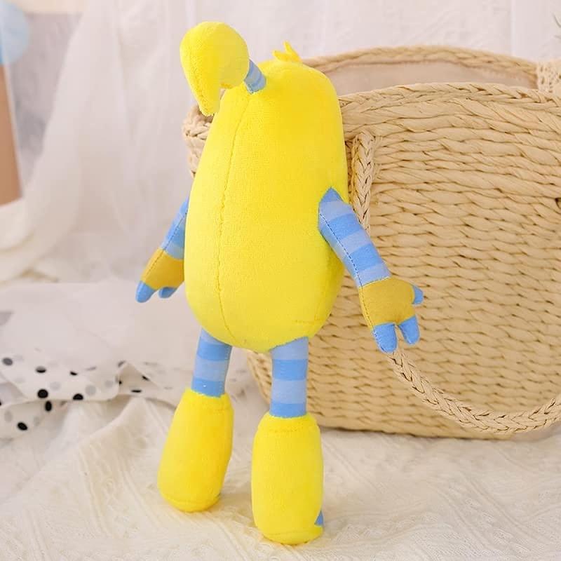 8in Singing Monster Plush Toy Stuffed Horror Concert Game Yellow