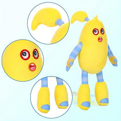 8in Singing Monster Plush Toy Stuffed Horror Concert Game Yellow