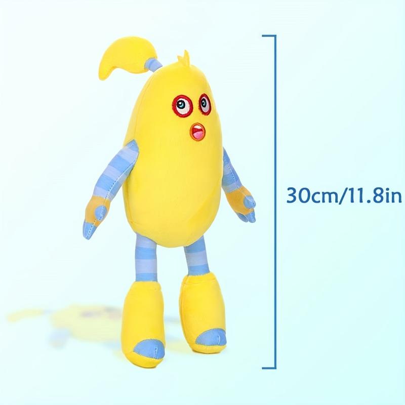 8in Singing Monster Plush Toy Stuffed Horror Concert Game Yellow