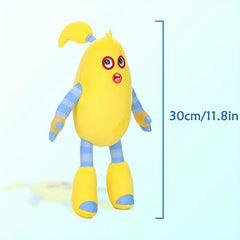 8in Singing Monster Plush Toy Stuffed Horror Concert Game Yellow