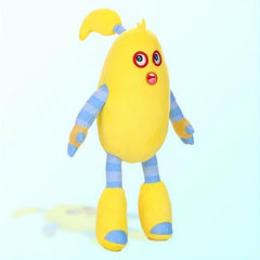 8in Singing Monster Plush Toy Stuffed Horror Concert Game Yellow