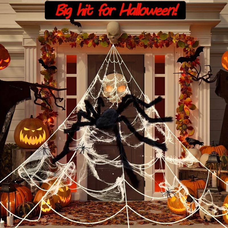 Halloween Spider Web Spider Silk Cotton