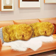 23 62inch Chicken Nuggets Plush Pillow Funny Healing Big Chicken Block Pillow
