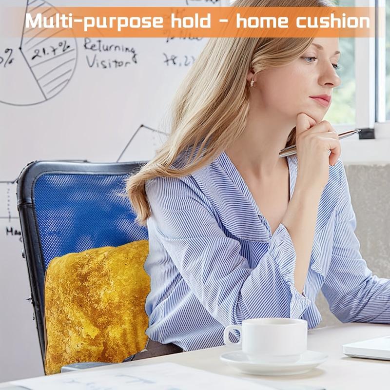 23 62inch Chicken Nuggets Plush Pillow Funny Healing Big Chicken Block Pillow