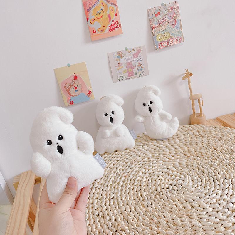 Ghost Couple Plush Keychain for Bags & Decor
