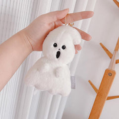 Ghost Couple Plush Keychain for Bags & Decor