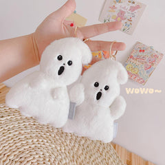 Ghost Couple Plush Keychain for Bags & Decor