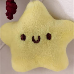 Mr Bean Teddy Bear Pendant with Squeaky Yellow Star