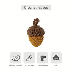 Crochet Pine Cone String Ball Log Crochet Pine Cone Woolen Ball