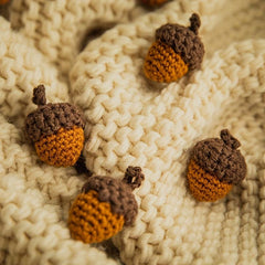 Crochet Pine Cone String Ball Log Crochet Pine Cone Woolen Ball