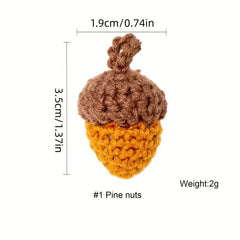 Crochet Pine Cone String Ball Log Crochet Pine Cone Woolen Ball