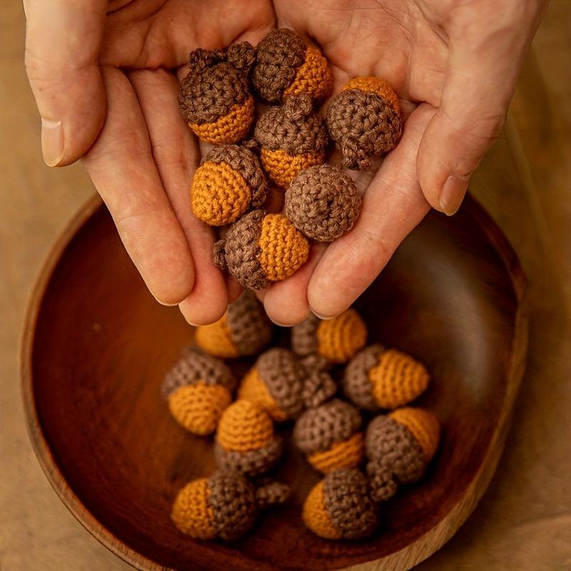 Crochet Pine Cone String Ball Log Crochet Pine Cone Woolen Ball