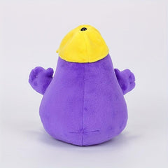 Grimace Shake Plush & Yellow Hat Plush Food Character Doll Kids Decor