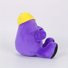 Grimace Shake Plush & Yellow Hat Plush Food Character Doll Kids Decor
