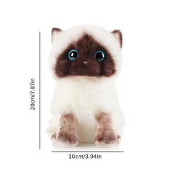 Plush Cat Kitten Doll Birthday Gift for Girls