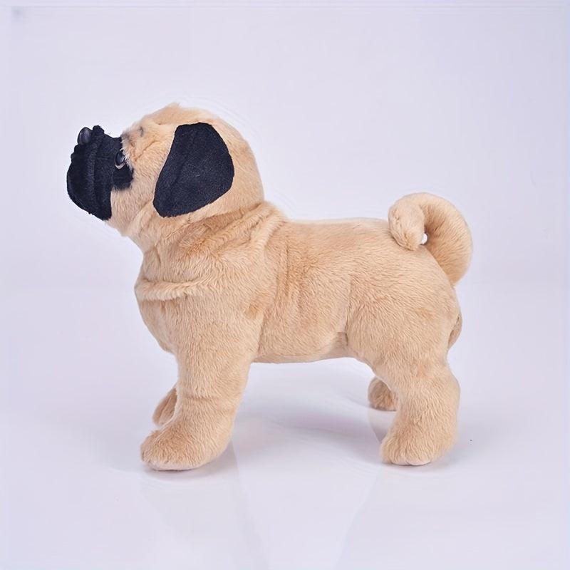 13in Standing Pug Dog Plush Toy Soft Stuffed Animals Gift