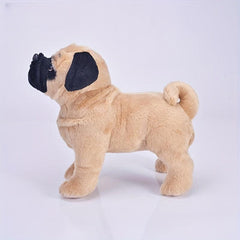 13in Standing Pug Dog Plush Toy Soft Stuffed Animals Gift