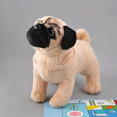 13in Standing Pug Dog Plush Toy Soft Stuffed Animals Gift